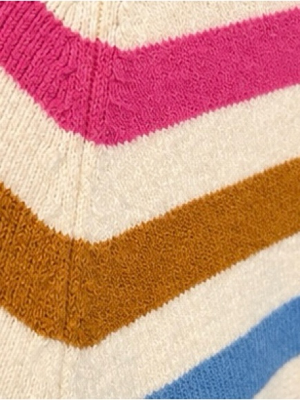 GAP Multicolor Stripe Cotton Blend Sweater | Size Medium - Picture 4 of 7